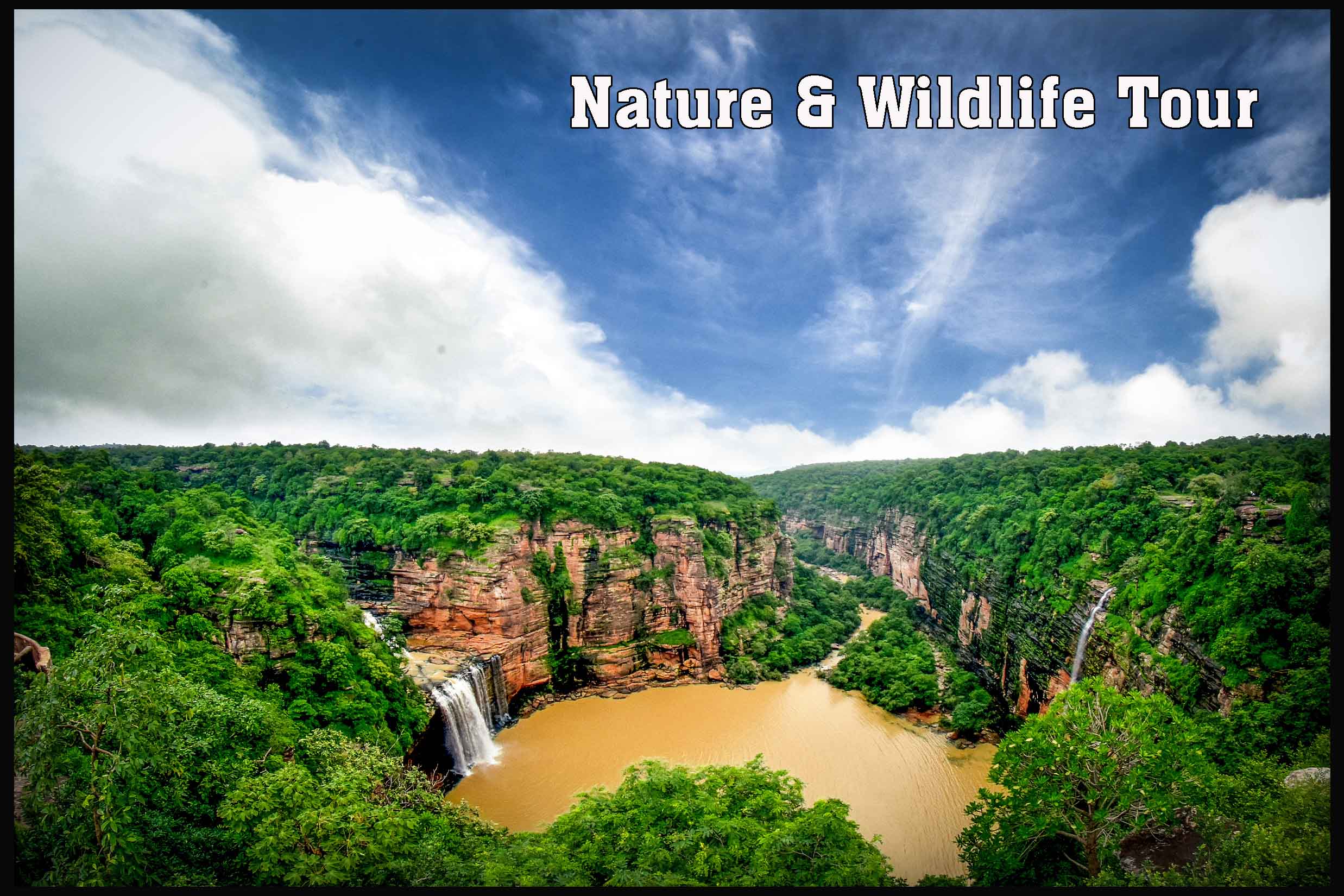 Nature and Wildlife Tour — Rajdari waterfalls near Varanasi