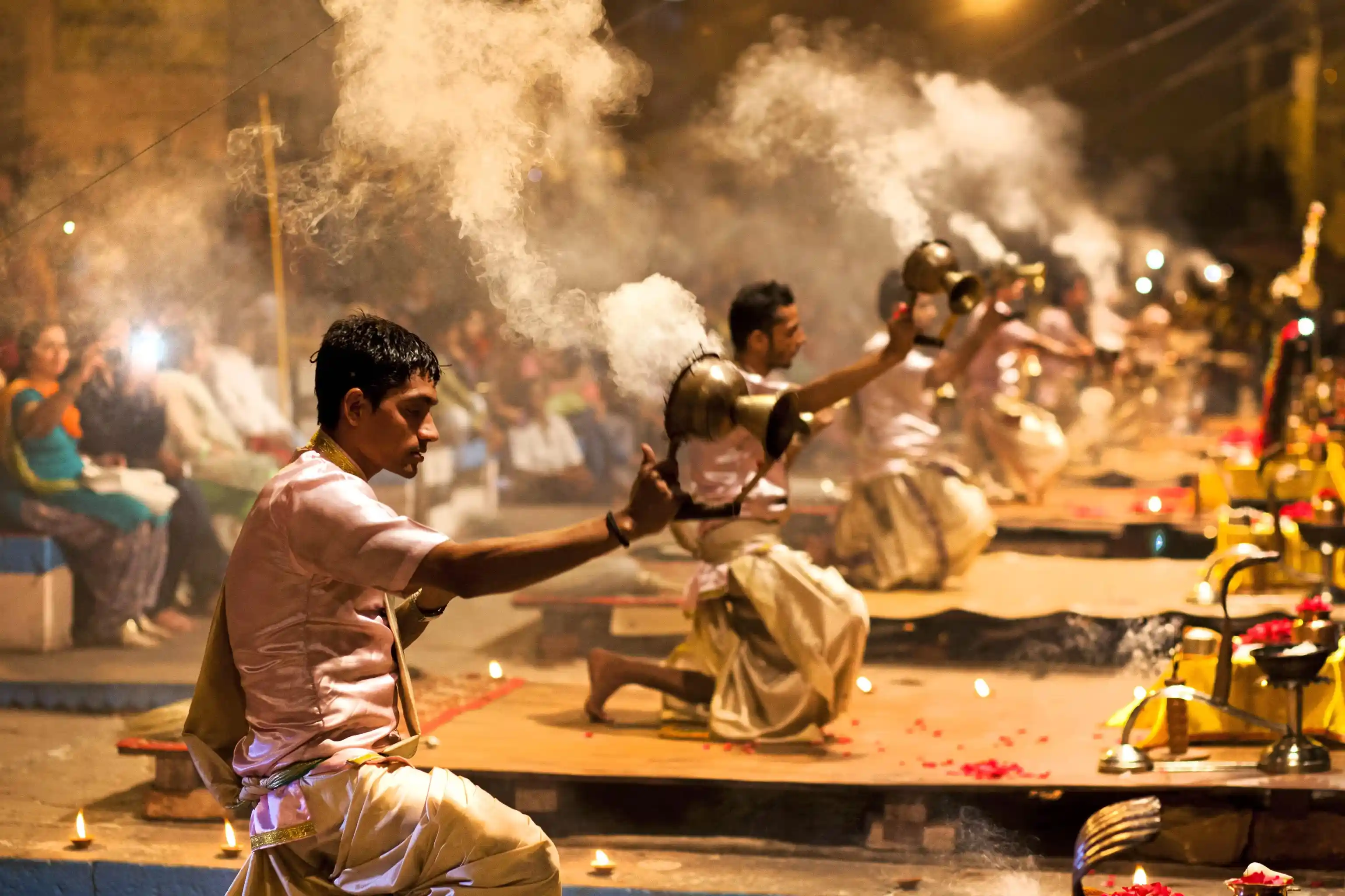 Ganga Aarti ceremony in Varanasi