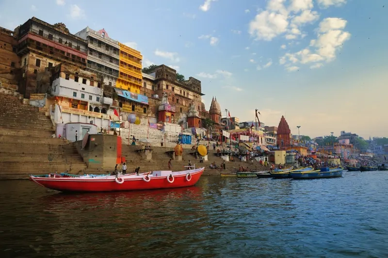 Varanasi city along the Ganga