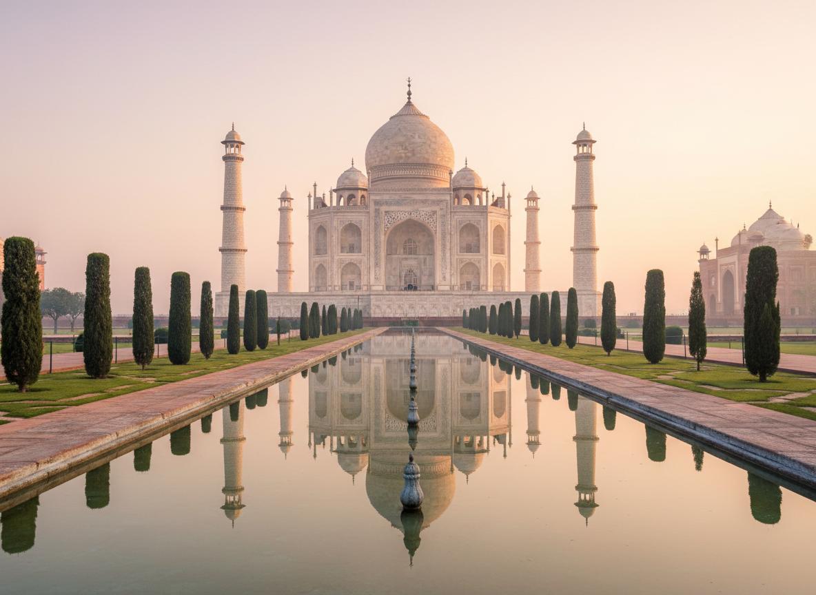 Golden Triangle architecture representing India's iconic heritage circuit